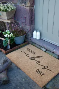 Positive Vibes Only Doormat (90 x 60cm)