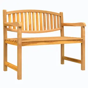 Berkfield Garden Bench 114x59x87 cm Solid Teak Wood