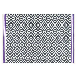 Origins Aztec Grey/Purple Rug 200 X 290