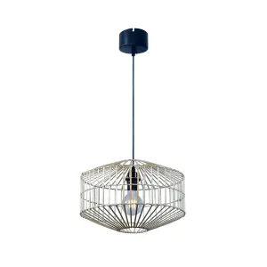 GoodHome Wutai Natural Pendant ceiling light, (Dia)380mm