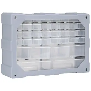 Berkfield Multi-drawer Organiser with 40 Drawers 52x16x37.5 cm