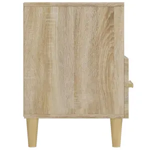 Berkfield TV Cabinet Sonoma Oak 102x36x50 cm Engineered Wood