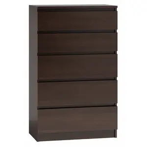 Helen 5 Drawer 70cm W Chest of Drawers Wenge