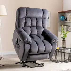 Electric Power Lift Recliner Chair with USB Ports, Massage and Heat