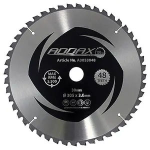 Timco - Circular Saw Blade (-5 Degree, Size 305 x 30 x 48T - 1 Each)