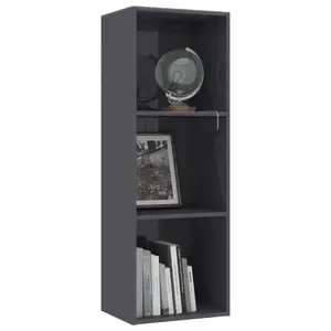 Attwood Bookcase Sonoma Oak/White / 114cm H x 40cm W x 30cm D