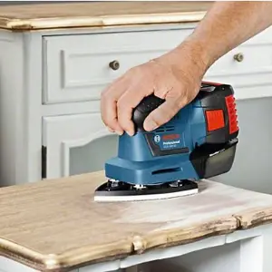 Bosch GSS18V-10 18v Li-ion Multi Base Orbital Detail Sander +3 Base Plates LBOXX