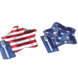 Amscan Paper 4th of July Party Plates Red/Blue/White (One Size)