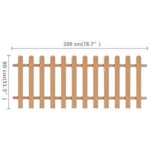 Ayia Grey Composite Fence Panels Brown / 80cm H x 200cm W