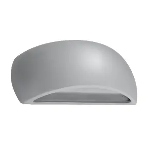 Pontius Ceramic Grey 1 Light Classic Wall Light