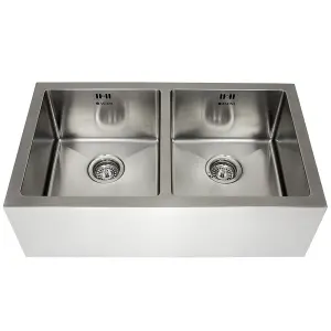 Astini Belfast 800 2.0 Bowl Brushed Stainless Steel Butler Kitchen Sink & Waste