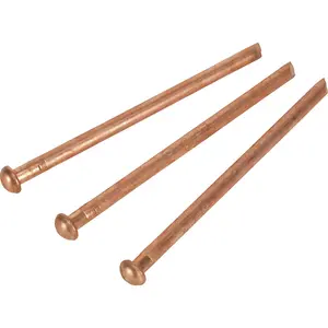 200 Pack of Heavy-Duty 2.5mm x 50mm Copper Welding Nails for Car Dent Repair