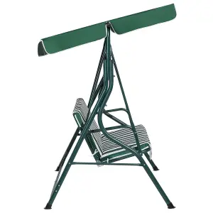 Patio Swing CHAPLIN Metal Green