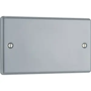 BG Metal Clad Industrial Double Blank Plate, Scratch Resistant