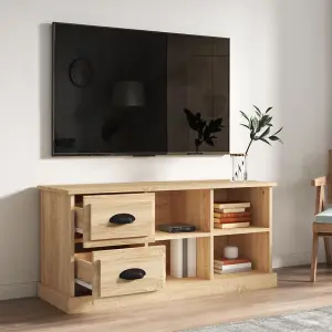 Berkfield TV Cabinet Sonoma Oak 102x35.5x47.5 cm Engineered Wood