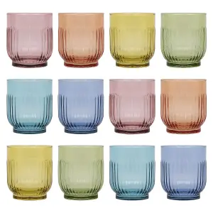 LAV Tokyo Whisky Glasses - 330ml - Full Colour - Pack of 12