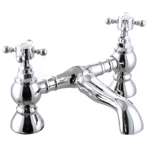 Flode Flen Bath Filler Polished Chrome Finish