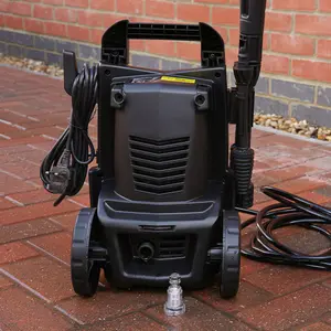 TOUGH MASTER Pressure Washer 110Bar 1400W Compact Lightweight for Patio, Car, Garden