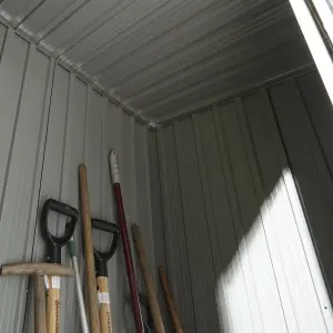 Rowlinson Trentvale 5x3 ft Pent Dark grey Metal Shed