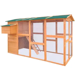 Chicken Coop Wood 295x163x170 cm