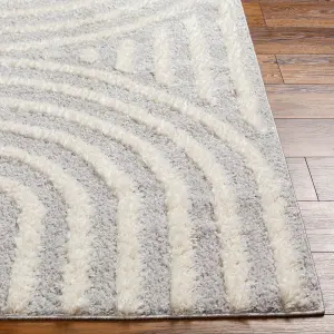 MARAVA Modern Shaggy Area Rug 200 x 275 cm