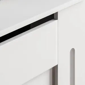 Vida Designs Milton Small White MDF Radiator Cover