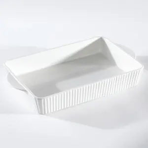 Porcelain Rectangular Carnaby Chelsea Roasting Dish