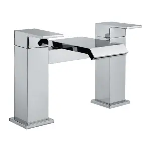 Havana Polished Chrome Deck-mounted Bath Filler Tap