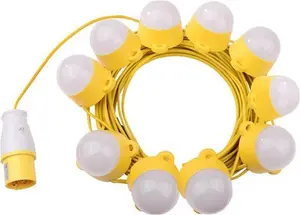 Bright Source 20m 50W 4000K 110V IP44 LED Festoon Kit - Cool White