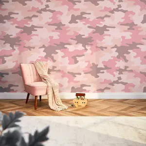 Camo Mural In Pink (300cm x 240cm)