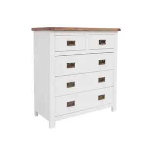 Lovere 5 Drawer Chest of Drawers Bras Drop Handle