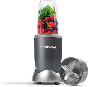 Nutribullet 600 Series Starter Kit In Graphite With 700Ml Cup - High Speed Nutrient Extractor & Powerful Blender - 600W - Blends Nuts, Ice & Frozen