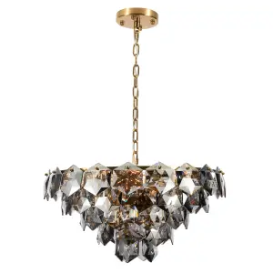 Litecraft Visconte Chianche Brass Chandelier