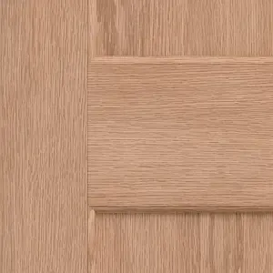 Square 2 panel Unglazed Oak veneer Internal Door, (H)1981mm (W)838mm (T)35mm