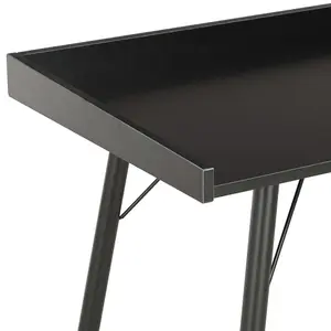 Berkfield Desk Black 90x50x79 cm