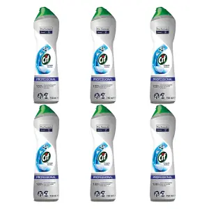 CIF Cream Cleaner Origional White 750ml x 6