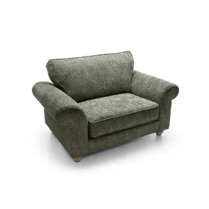 Ingrid Collection Cuddle Chair in Rifle Green