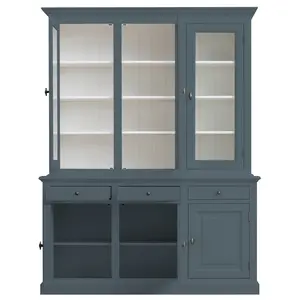 Berardina Display Cabinet Blue Grey