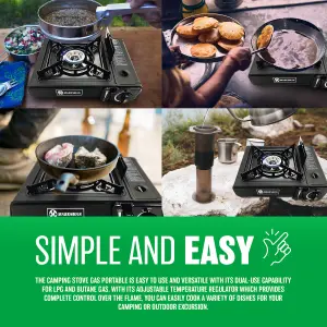 Portable Cooker Stove Camping Hiking Bbq Party Outdoor New