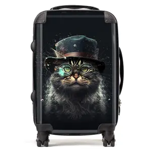 Norwegian Forest Cat Splashart Suitcase - Cabin