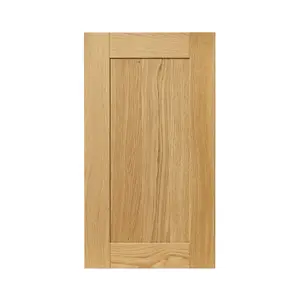 GoodHome Verbena Natural oak effect Painted open grain natural Shaker Highline Cabinet door (W)450mm (H)715mm (T)20mm