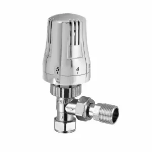 SupaPlumb Thermostatic Radiator Valve Chrome (One Size)