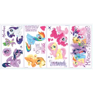 RoomMates My Little Pony The Movie Peel & Stick Wall Decals With Glitter