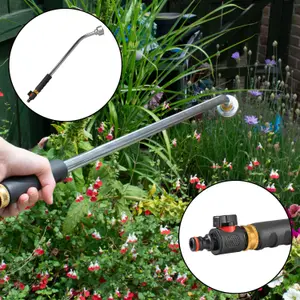 Garden watering lance,light weight aluminium wand 90cm+easy turn butterfly valve,easyier hanging basket watering