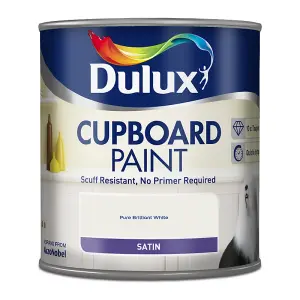 Dulux Retail Cupboard Paint Pure Brilliant White 600ml