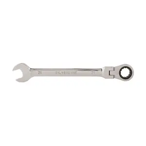 Silverline Flexible Head Ratchet Spanner - 21mm