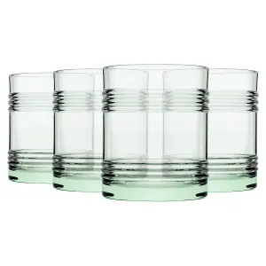 Pasabahce Aware Tincan Recycled Glass Tumblers - 280ml - Green - Pack of 4