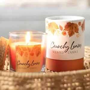 Crunchy Leaves Autumn Scented Jar Candle