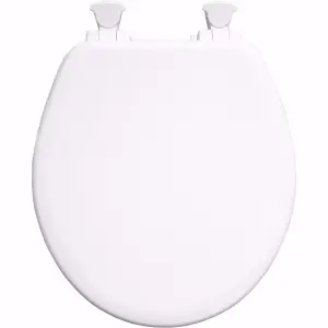 Bemis 5000EL Wood Toilet Seat with Smartlift Take Off Slow Close