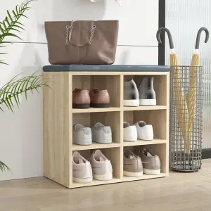 Berkfield Shoe Cabinet Sonoma Oak 52.5x30x50 cm